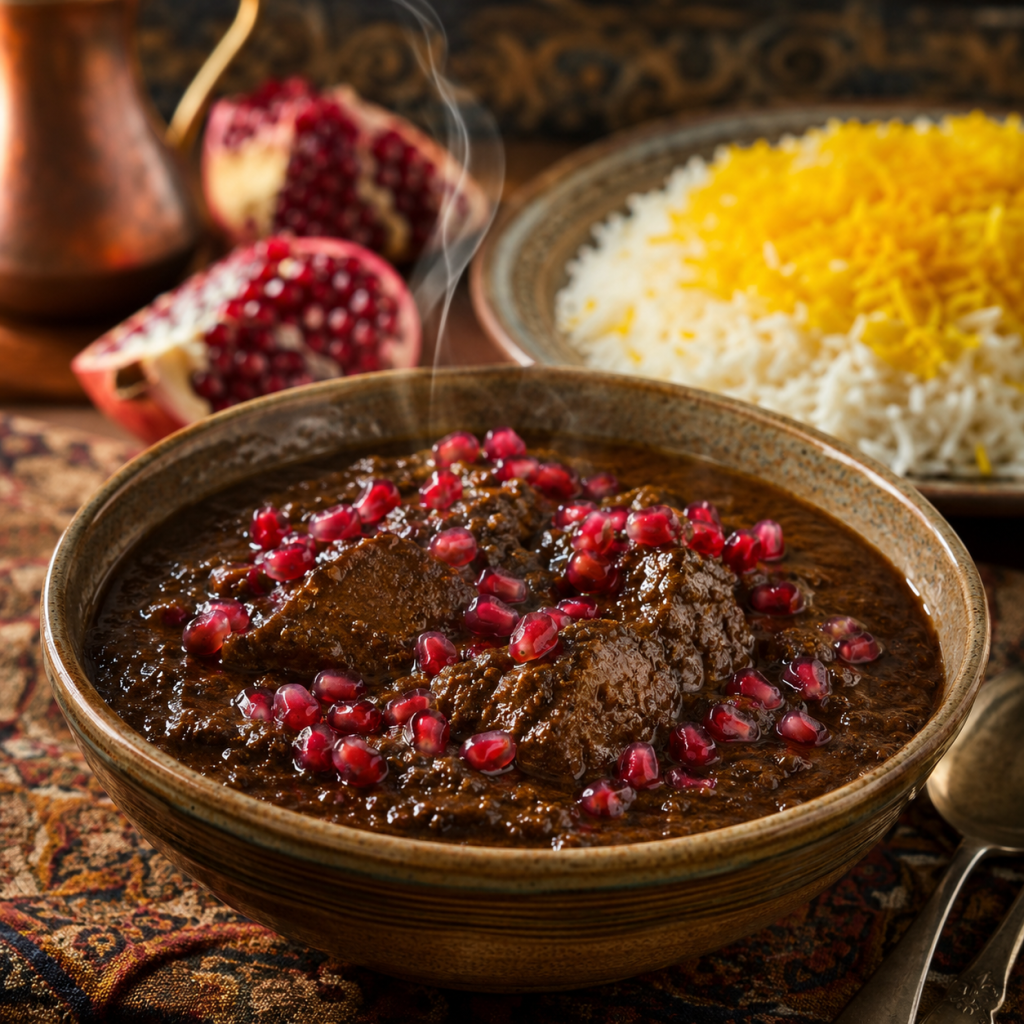 بهترین رب انار برای فسنجان 🥘 | فوتوفنهای انتخاب چاشنی برای یک خورش مجلسی 2 بهترین رب انار برای فسنجان