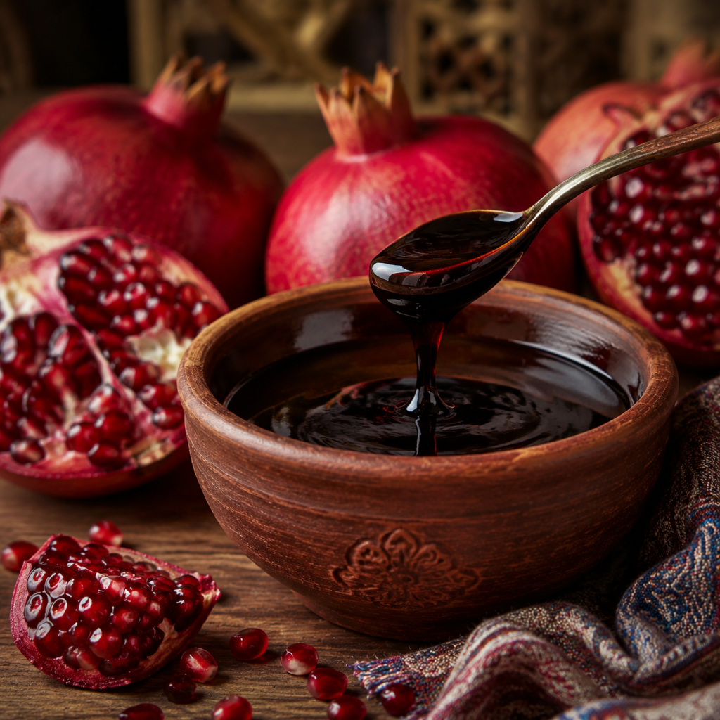خواص رب انار برای بدن 🍎 | بررسی کامل فواید رب انار برای سلامتی، خونسازی و لاغری 2 خواص رب انار برای بدن