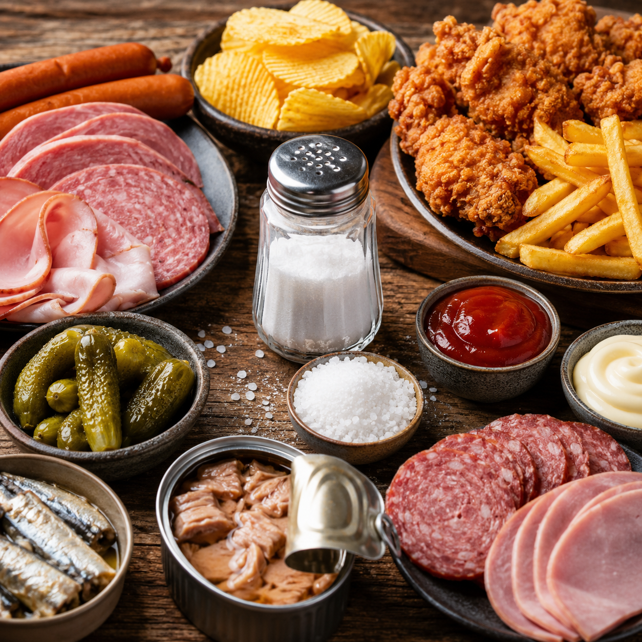 ترکیبات مضر با نمک