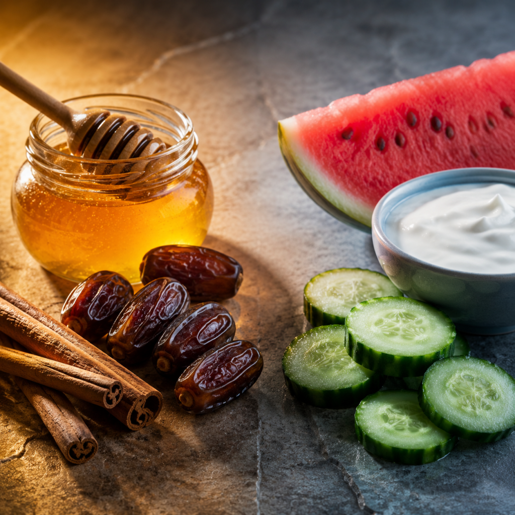 تفاوت طبع سرد و گرم در مواد غذایی