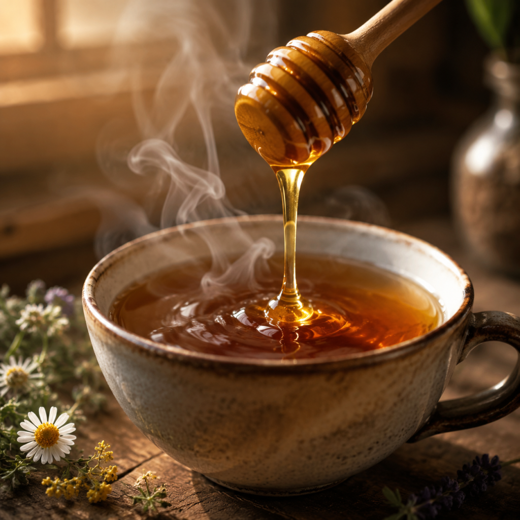 خواص عسل برای گلودرد 🍯🧣 معجزه طبیعی برای تسکین سرفه و التهاب گلو 2 خواص عسل برای گلودرد