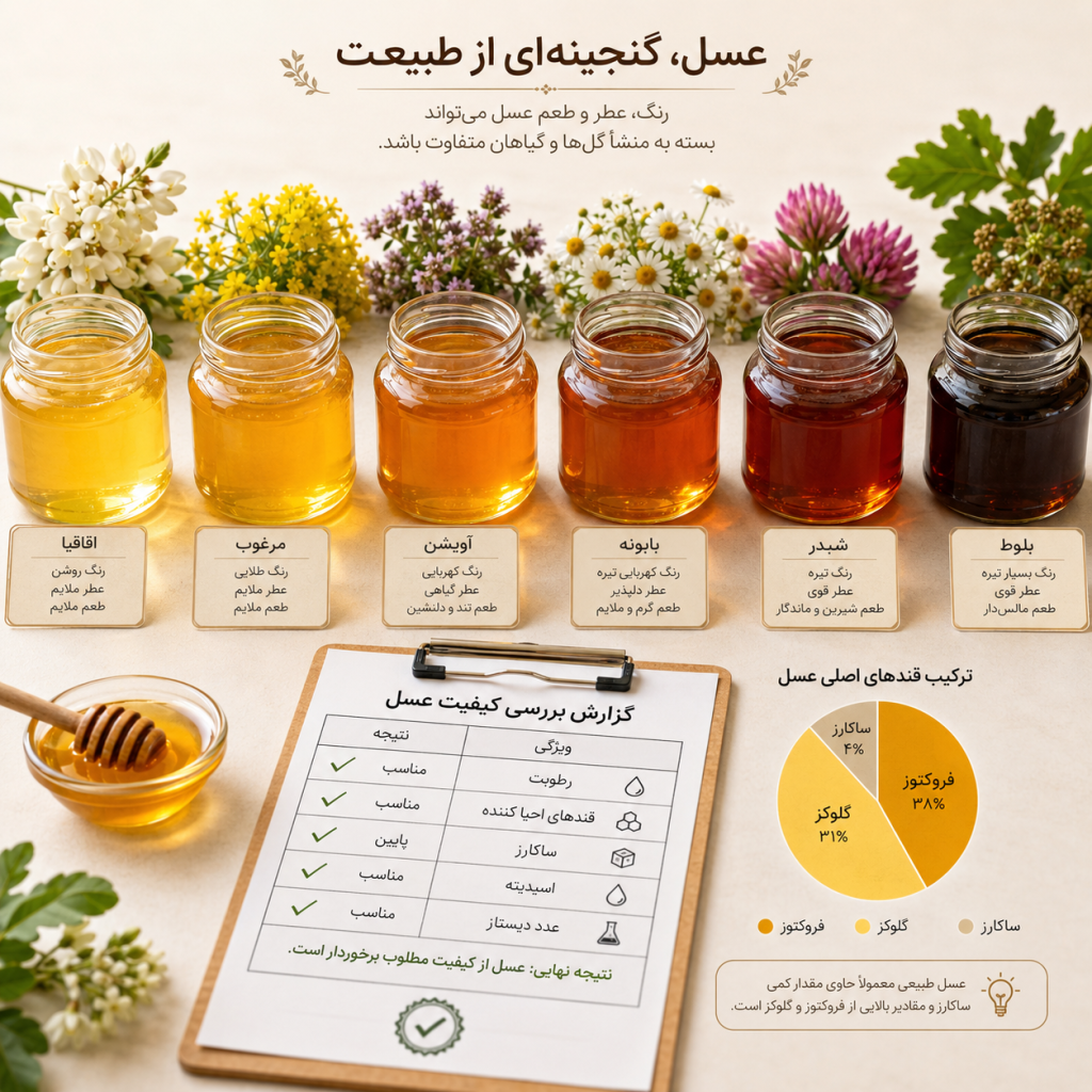 🍯 ساکارز عسل چیست؟ عدد ساکارز چه چیزی درباره کیفیت عسل میگوید؟ 4 ساکارز عسل چیست