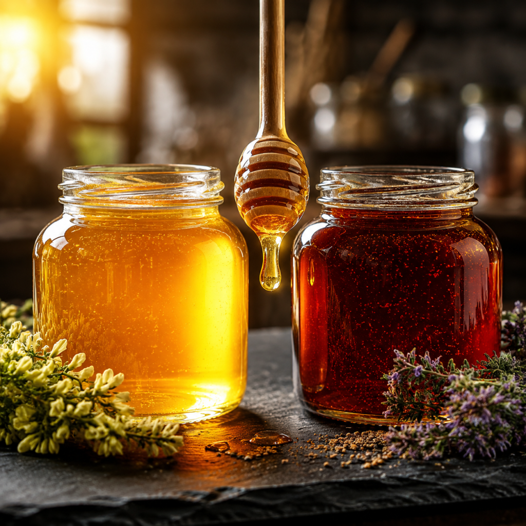 مقایسه عسل گون و عسل آویشن