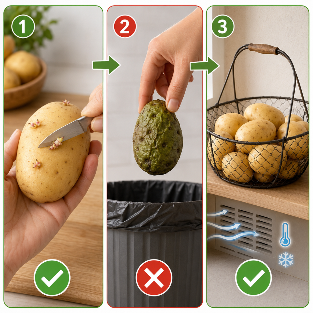 🥔 جوانه زدن سیب زمینی؛ آیا سیب زمینی جوانهزده قابل مصرف است؟ 3 جوانه زدن سیب زمینی