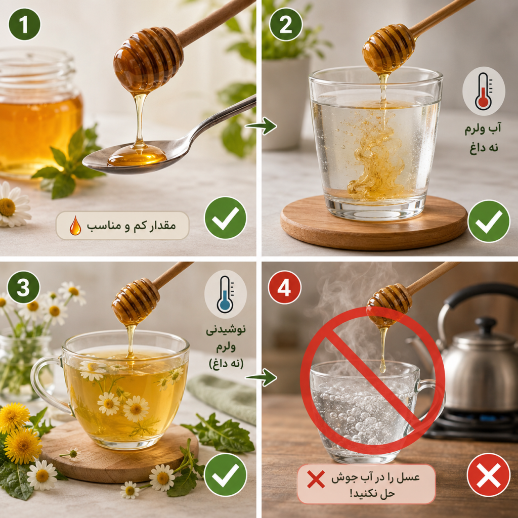 🍯 چرا عسل گلو را میسوزاند؟ علتها، نشانهها و روش مصرف بهتر 3 چرا عسل گلو را میسوزاند