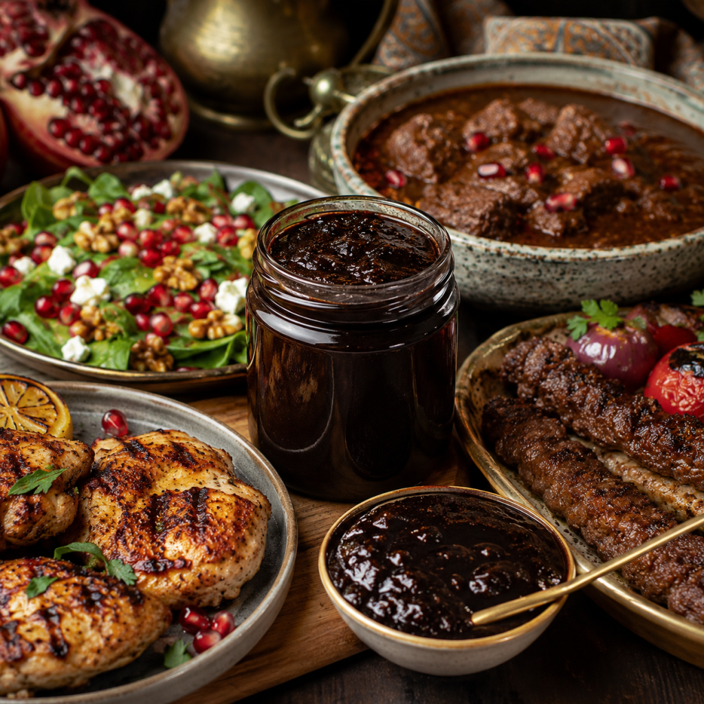 10 کاربرد رب انار در آشپزی