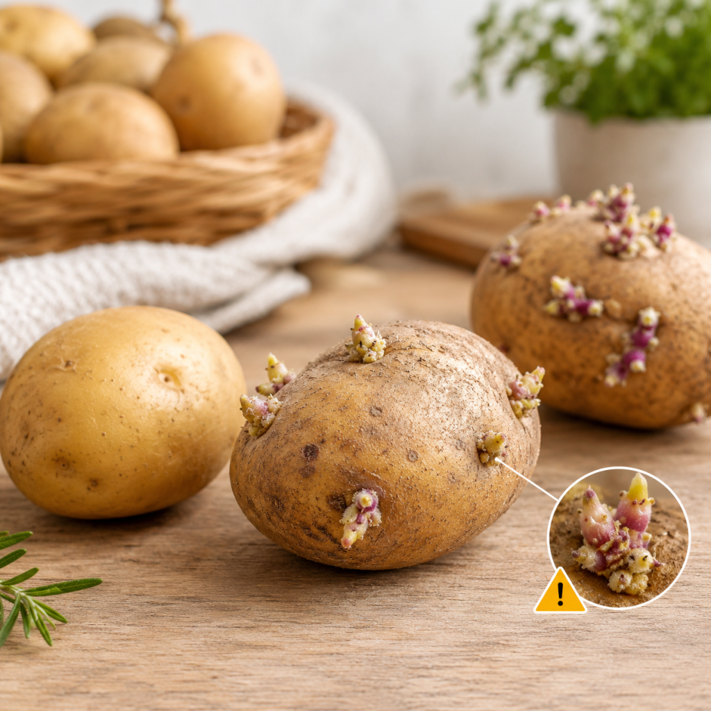 جوانه زدن سیب زمینی